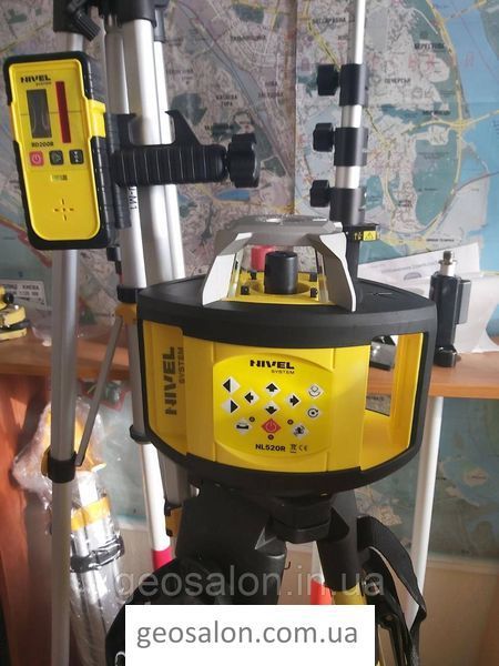 Нивелир лазерный ротационный Nivel System NL520R красный лазер с сенсором RD700 1502799789 фото