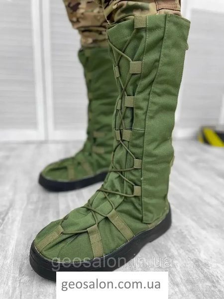 Тактичні водозахисні бахіли на взуття Хакі розмір універсальний 42-45 для ЗСУ 1976054317 фото