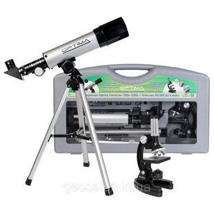 Мікроскоп Optima Universer 300x-1200x + Телескоп 50/360 AZ в кейсі 2038943618 фото