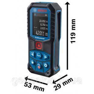Лазерний далекомір Bosch GLM50-22+ чехол 1859793219 фото