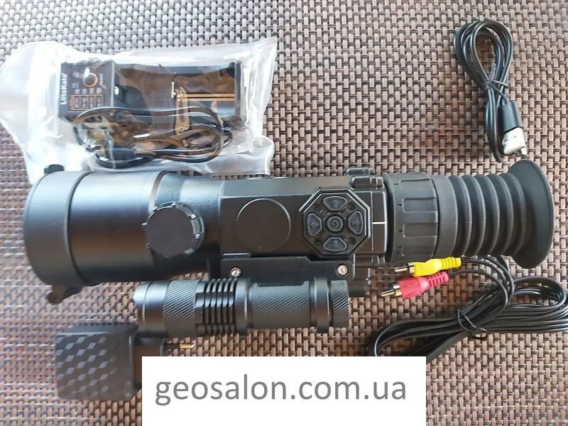 Прилад нічного бачення цифровий KONUSPRO NV-2 3-9X50 (дист. до 200м, сітка 30/30, ІЧ ліхтар, відеозапис,) 2228342829 фото