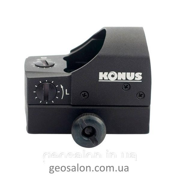 Приціл коліматорний KONUS SIGHT-PRO FISSION 2.0 (відкритий, червона, лінза 17х23мм, Weaver) 1647698583 фото
