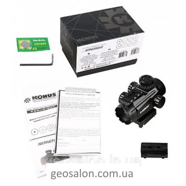 Коліматорний приціл Konusight Red/Green Dot 1649191406 фото