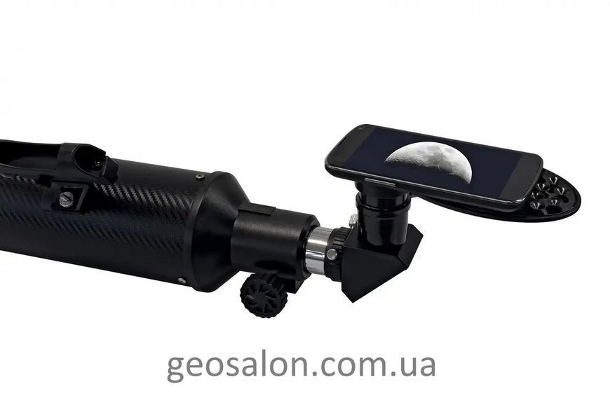 Телескоп Bresser Stellar 60/800 AZ Carbon з сонячним фільтром і адаптером для смартфона 2112572010 фото