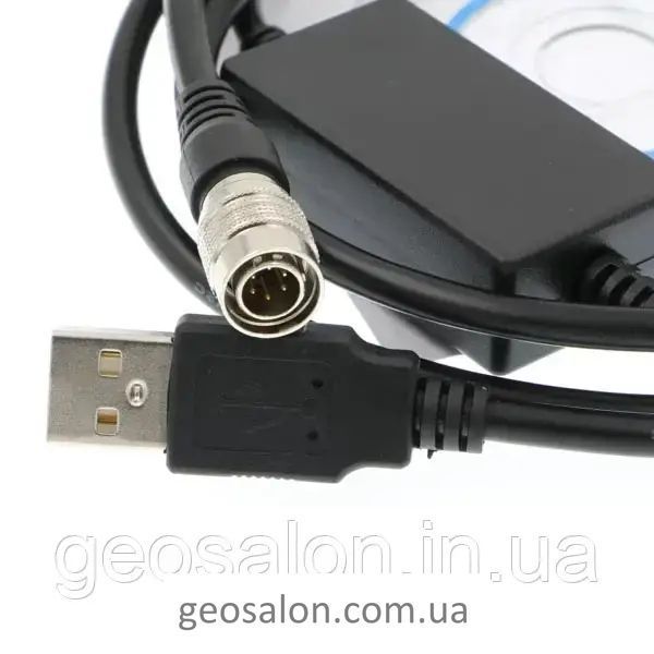 Кабель передачі даних USB для тахеометрів Nikon ,Spectra Precision 2447291007 фото