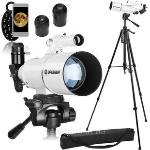 Телескоп Bresser Classic 70/350 Refractor c адаптером для смартфона 1983496180 фото