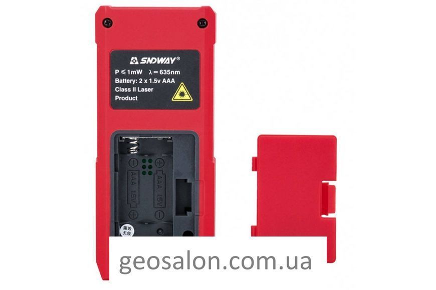 Лазерний далекомір SNDWAY SW-DS120, лазерна рулетка на 120 метрів і кут нахилу 2096199486 фото