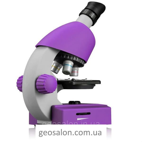 Мікроскоп Bresser Junior 40x-640x Purple з набором для дослідів і адаптером для смартфона 1983929406 фото