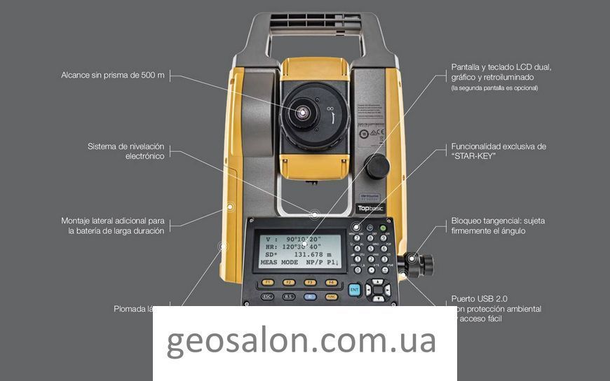 Електроний тахеометр TOPCON-Sokkia GM-55 E Sokkia - Topcon Corporation, Japan 1502521476 фото