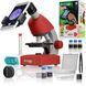 Микроскоп Bresser Junior 40x-640x Red с адаптером к смартфону и набором для исследований 1983932539 фото 1