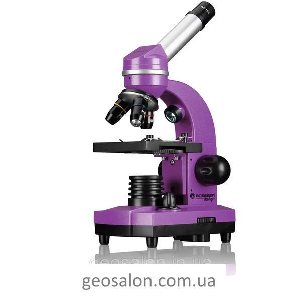 Мікроскоп Bresser Junior Biolux SEL 40x-1600x Purple з адаптером для смартфона 1984009899 фото