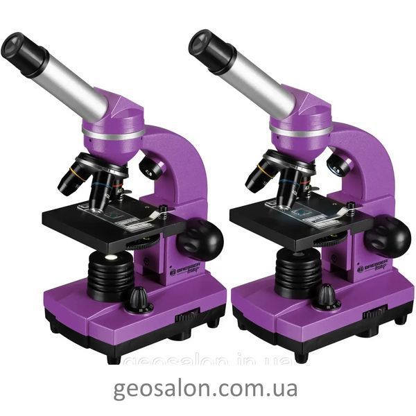 Мікроскоп Bresser Junior Biolux SEL 40x-1600x Purple з адаптером для смартфона 1984009899 фото