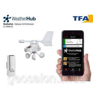 Измеритель скорости и направления ветра TFA для смартфонов WeatherHub 2453815809 фото