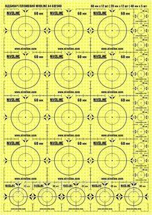 Плівковий відбивач A4 602040 (60 x 60 мм &ndash; 12 шт; 20 x 20 мм &ndash; 12 шт; 40 x 40 мм &ndash; 5 шт.) білий/жовтий 1886671629 фото