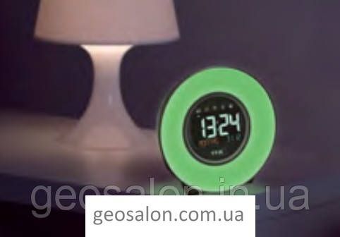 Будильник-светильник TFA "MOOD LIGHT", звуки природы, меняет цвета, адаптер, 138x92x139 мм 60.2023.02 2052265057 фото