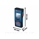Лазерний далекомір Bosch Professional GLM 100-25 C з чохлом 1859910763 фото 1