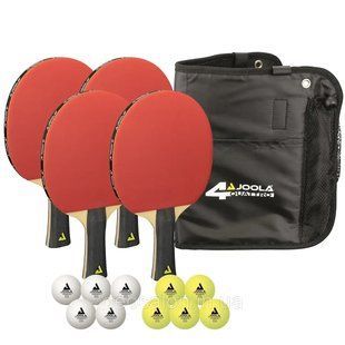 Набір для настільного тенісу Joola Quattro 4 Bats 10 Balls (54818) 2372777823 фото