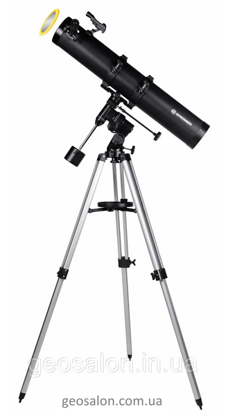 Телескоп Bresser Galaxia II 114/900 EQ Solar Carbon с солнечным фильтром и адаптером для смартфона 2024105306 фото