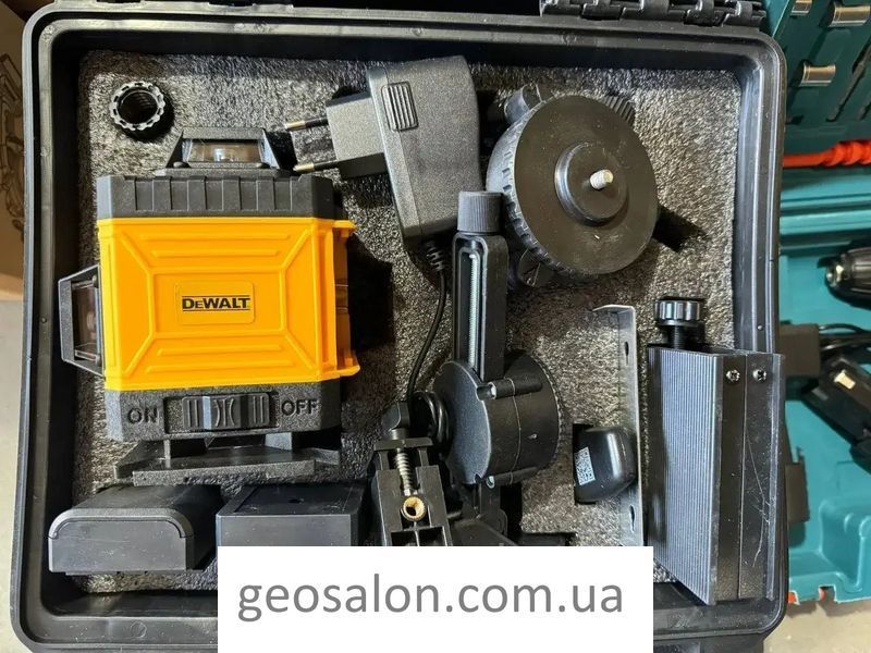 Лазерний нівелір dewalt dce089d1g, акумуляторний лазерний нівелір девольт (3d, 12 променів) 2288279589 фото