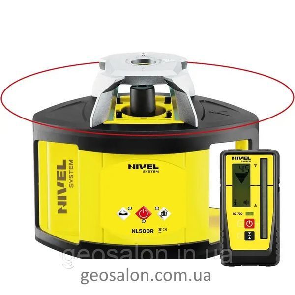 Нівелір лазерний ротаційний Nivel System NL500R DIGITAL дальність до 500м 1502790915 фото