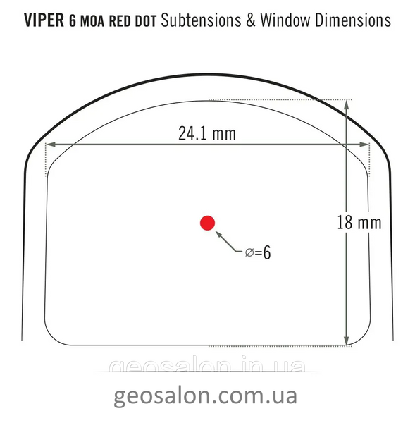 Коллиматорный прицел Vortex Viper Red Dot 6 MOA (VRD-6) 2097977803 фото